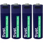 Trust Pack de 4 pilas AA 25631 recargables con carga USB-C